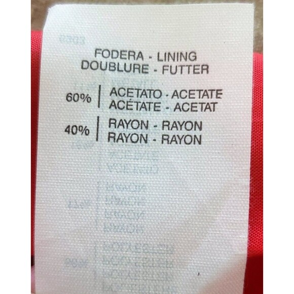 ALBERTA FERRETTI Red Brocade Pencil Skirt Luxurious Italian Designer Piece Sz 12 - Picture 8 of 11